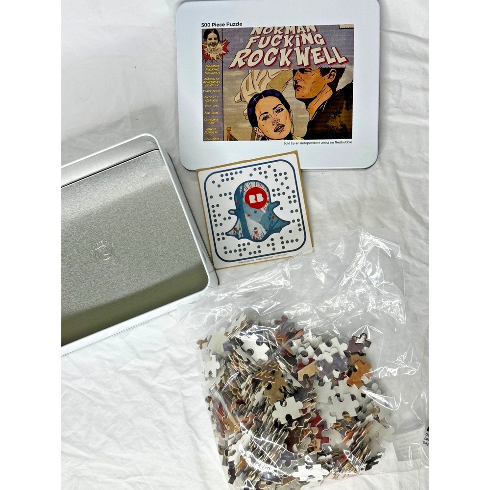 Lana Del Ray Norman Fcking Rockwell puzzle By Independent artist on Red bubble